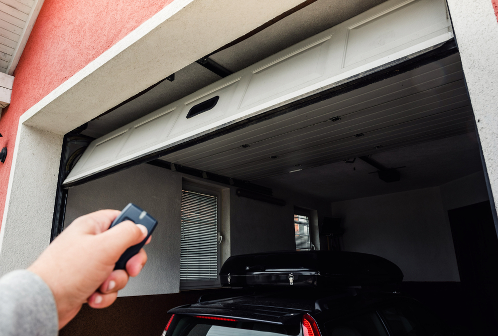 car in garage